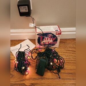 Vintage NEW Old Stock, Tiny Multicolor String Lights By Brillant, 8 Choices